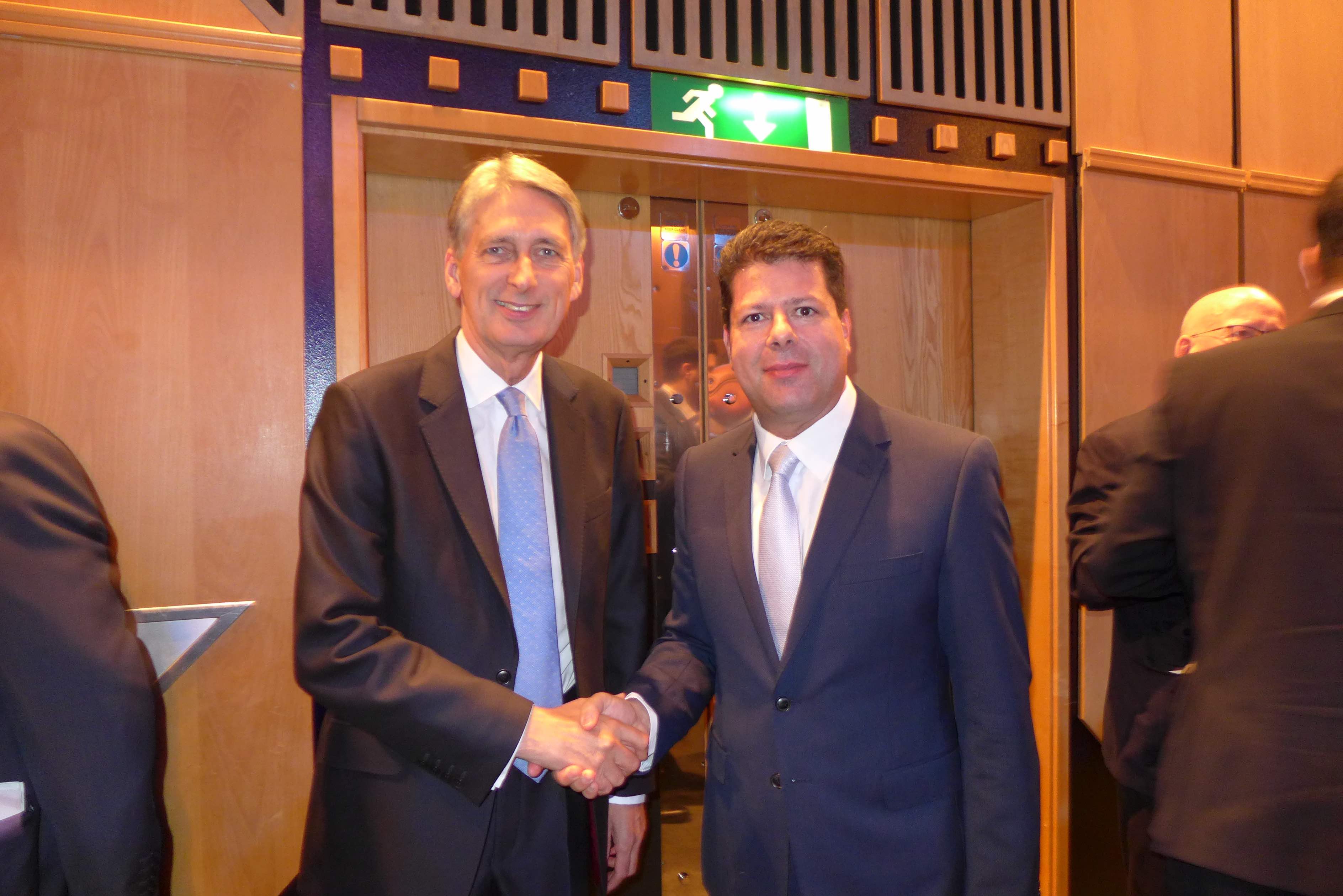 Fabian Picardo meets Rt Hon Phillip Hammond MP at the Conservative Party Conference