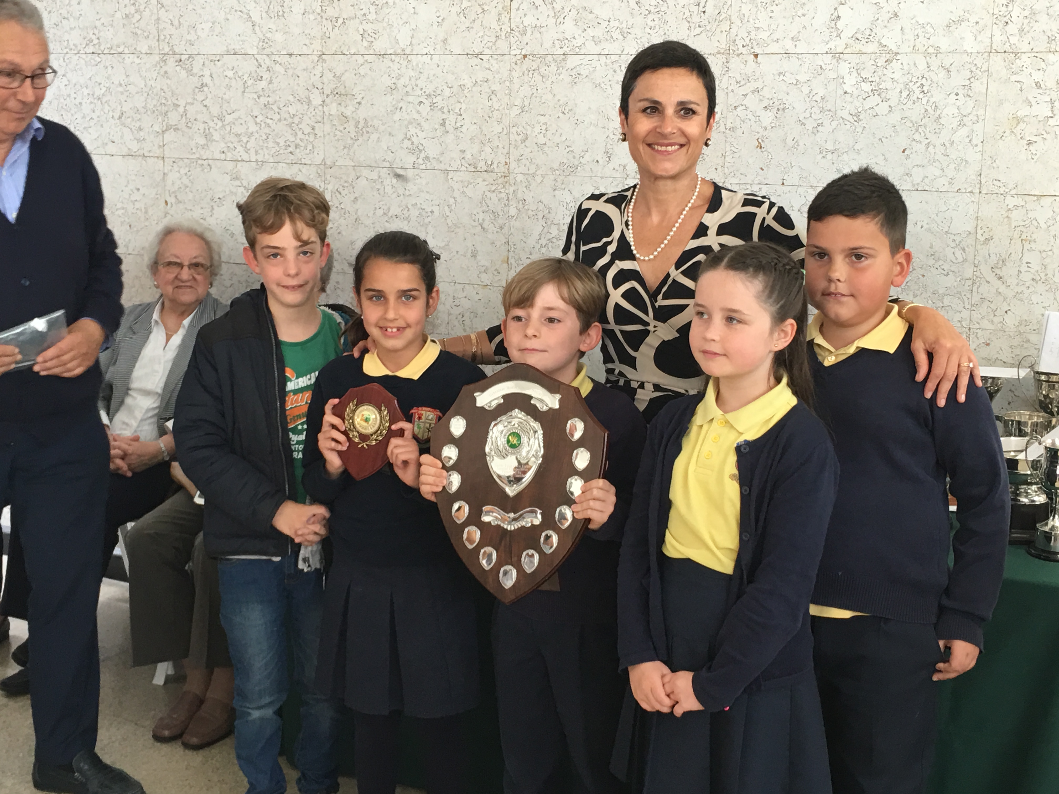 St Joseph's First School received the first prize in the 'Grow your own food' section of the Gibraltar Flower Show