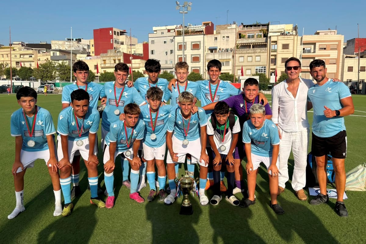 Minister for Relations with Morocco congratulates Gibraltar Magpies U16 on Friendship Cup success in Tangier