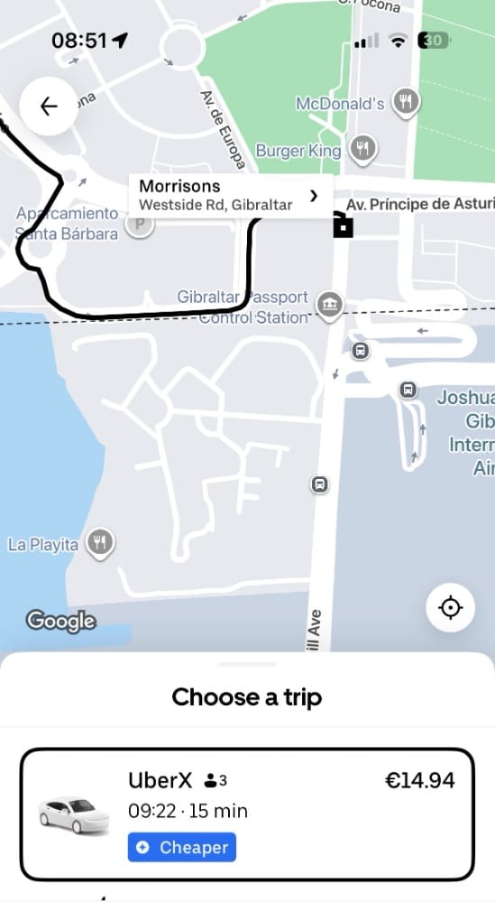 Enforcement action against foreign taxis operating in Gibraltar delivers results