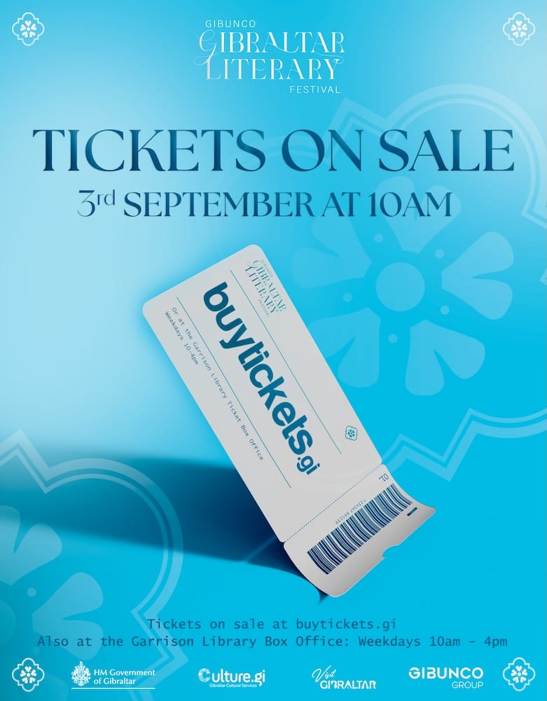 GIBUNCO Gibraltar Literary Festival Tickets NOW ON SALE