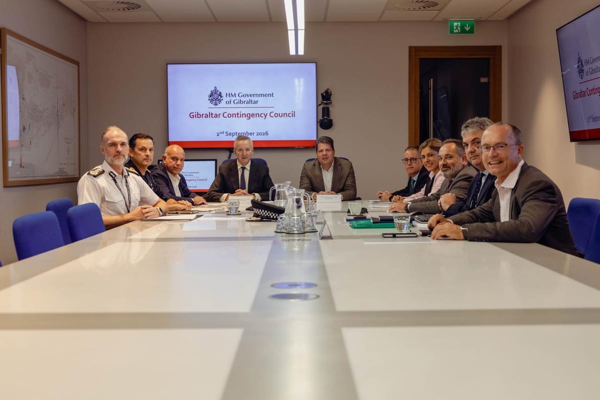 Gibraltar Contingency Council Reviews Security and Civil Contingency Risks