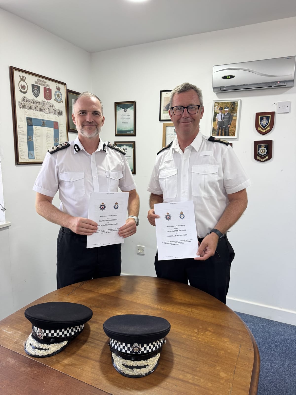 Royal Gibraltar Police and Gibraltar Defence Police Renew Commitment to Partnership Through Updated Memorandum of Understanding