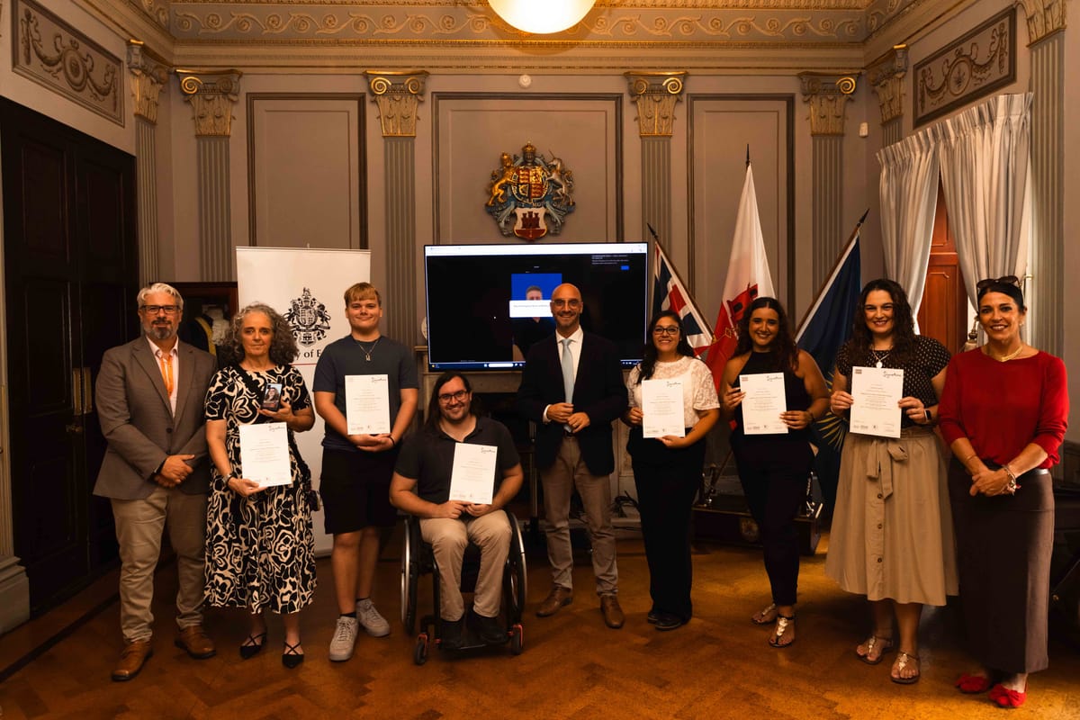 Minister Santos Presents BSL Level 1 Certificates to Apprentices