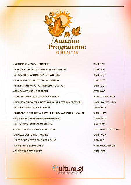 Autumn Cultural Programme 2025