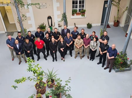 UK Counter Terrorism Policing - National CBRN Centre Team Deliver Chemical, Biological, Radiological and Nuclear (CBRN) Command Training to Gibraltar’s Emergency Services