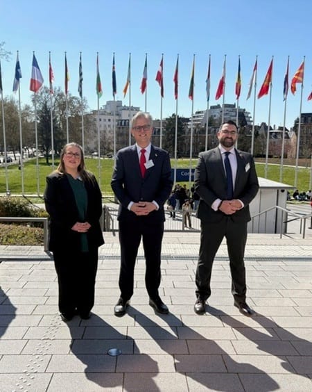Minister Feetham Holds Constructive Meeting with Council of Europe Secretariat (MONEYVAL) in Strasbourg