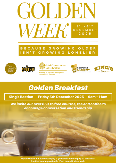 Golden Week 2025- 1st – 5th December 2025 - Because getting older doesn’t mean getting lonelier’