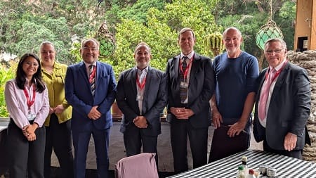Minister Bruzon in St Helena for Commonwealth Observer Mission