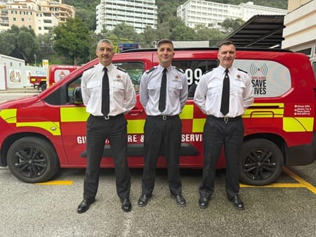 Promotion at Gibraltar Fire and Rescue Service