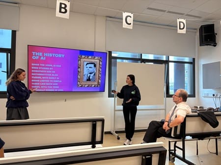 Year 13 Students Present Sociology Research to Minister for Education
