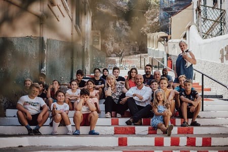 Young People Complete Repainting of Referendum Steps