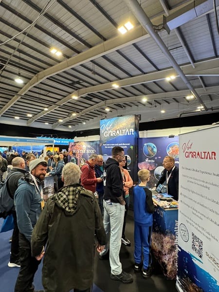 Gibraltar Showcases its Thriving Dive Offering at the UK’s Go Diving Show