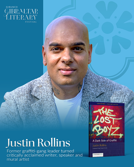 Justin Rollins for Gibunco Gibraltar Literary Festival 2025