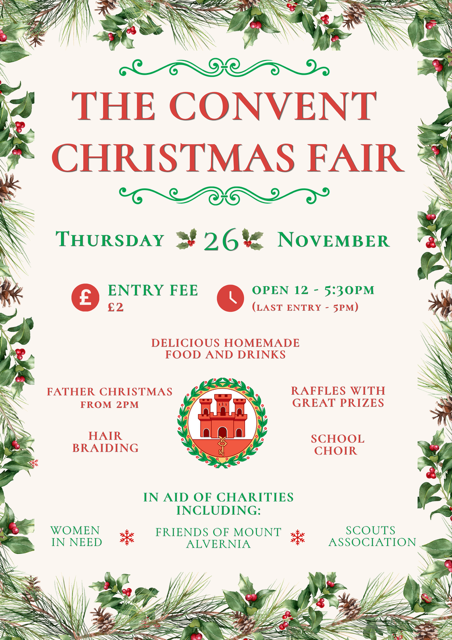 Convent Christmas Fair 2026