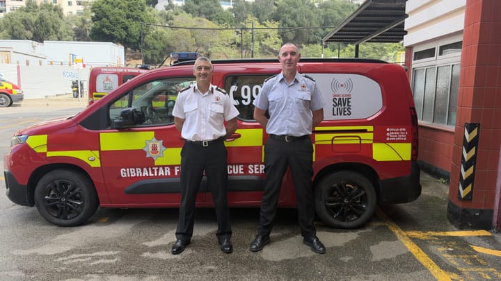 Promotion at Gibraltar Fire and Rescue Service