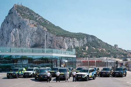New Fleet of 4x4 Vehicles Handed Over to Gibraltar's Front-Line Border Agencies