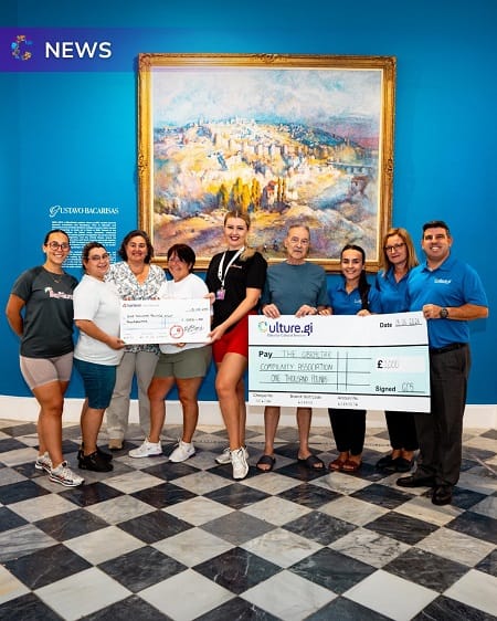 The organisers of Concerts by Candlelight: Timeless Classics have donated £2,000 to two local charities. The Gibraltar Community Association and PossAbilities.