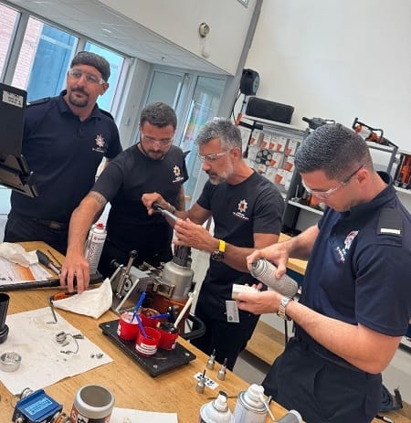 Gibraltar Fire & Rescue Service Personnel attend Servicing Course