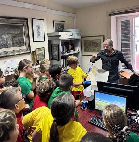 St Anne’s Upper Primary School visit to the Gibraltar National Archives
