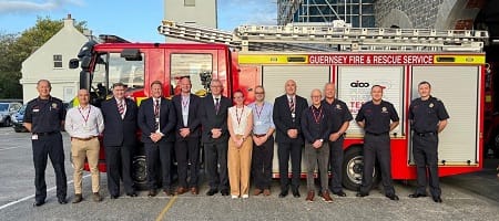The Gibraltar Fire and Rescue Service takes part in the Crown Dependencies Fire and Rescue Service Peer Review